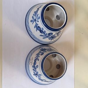 Elegant Blue and White Floral candle lamp shades